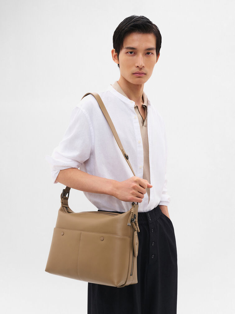 Pierce Crossbody Bag, Sand