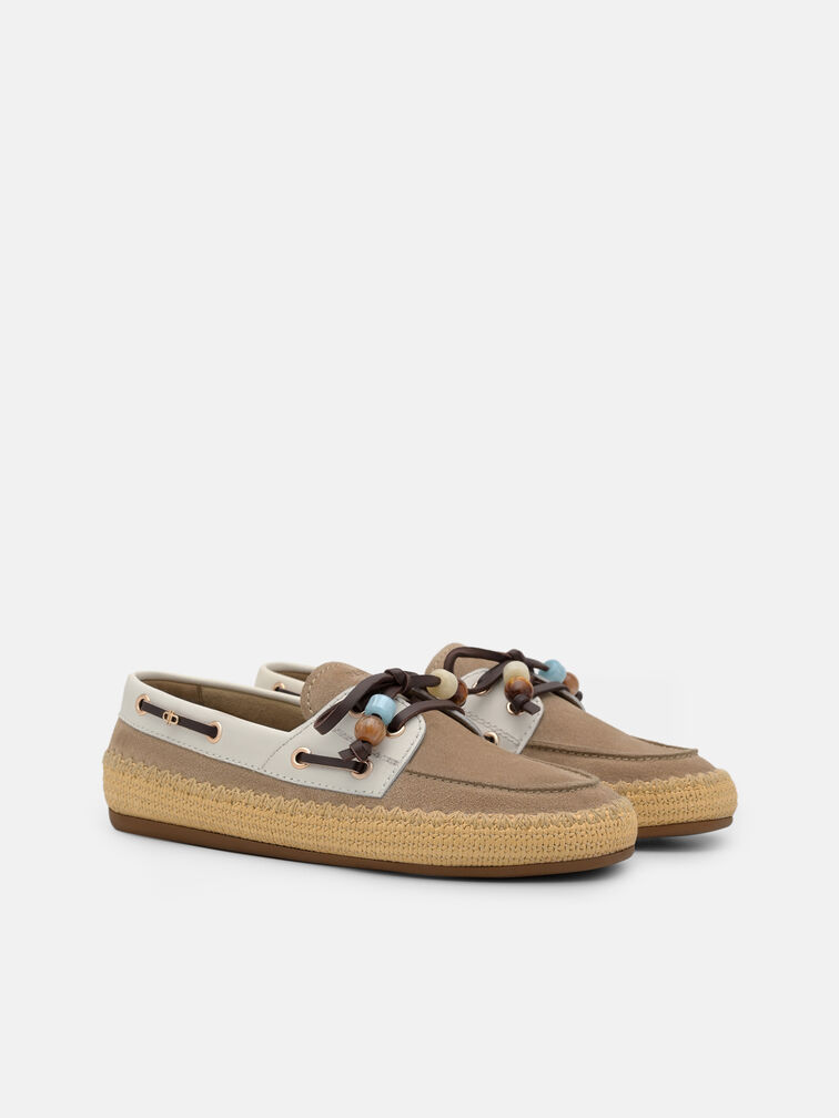 Dee Leather Boat Shoes, Multi