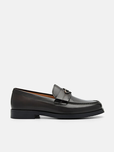 Leather Loafers, Dark Brown