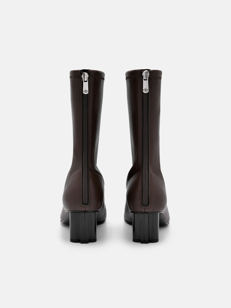 Ankle Boots, Dark Brown