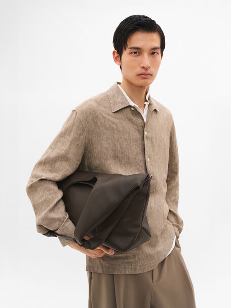 Utility Tote Bag, Dark Brown