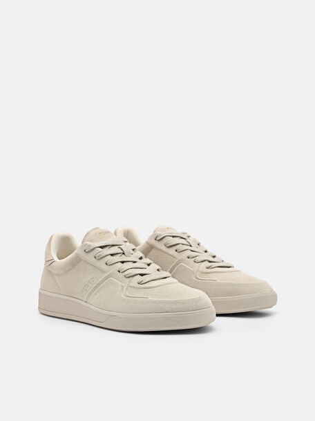 Fleet Suede Sneakers, Chalk