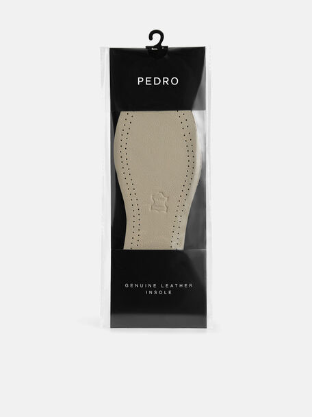 Genuine Leather Insole, Beige