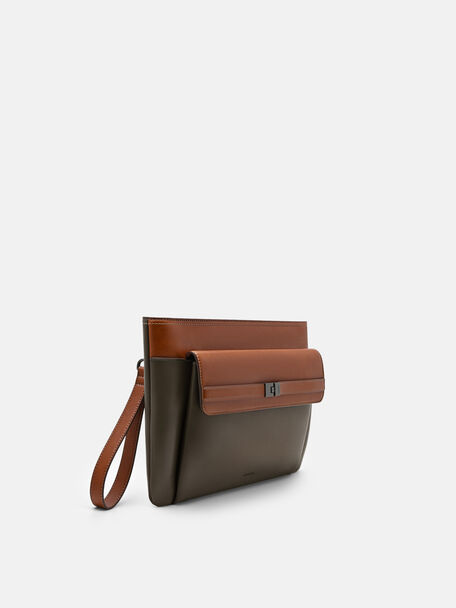 Jatte Portfolio Bag, Dark Taupe