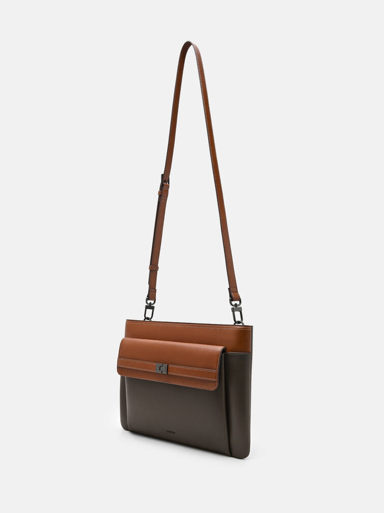 Jatte Portfolio Bag, Dark Taupe