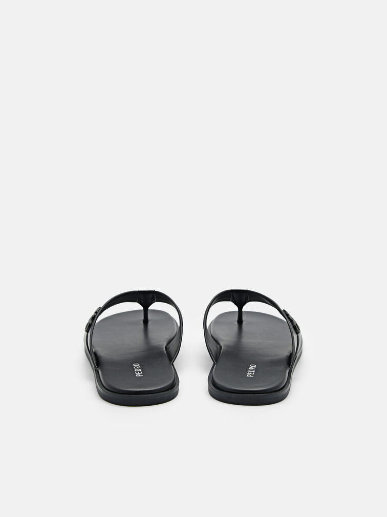 Thong Sandals, Black