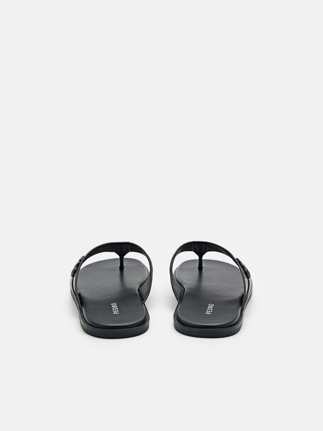 Thong Sandals, Black