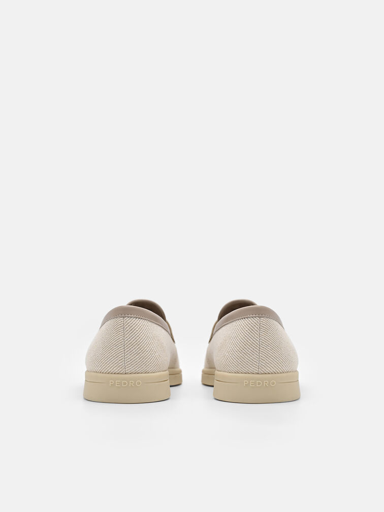 Roam Suede Driving Shoes, Light Taupe Canvas