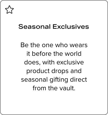 Seasonal Exclusives